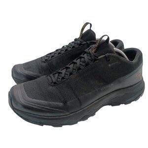 Arc'teryx Aerios FL GTX Shoes Mens Size 10.5 Black GORE-TEX Vibram Hiking Trail